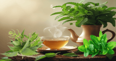 nettlle and spearmint detox tea