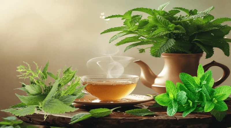 nettlle and spearmint detox tea